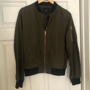 Zara Women’s Green Bomber Jacket